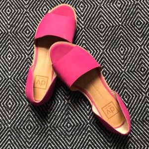 Dolce Vita pink summer slip ons